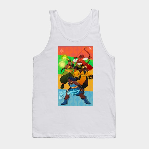 Knights of Armandi Tank Top by CarmahnArt